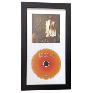 John Legend Signed Legend Framed CD Insert Display Beckett Cert Autograph Album